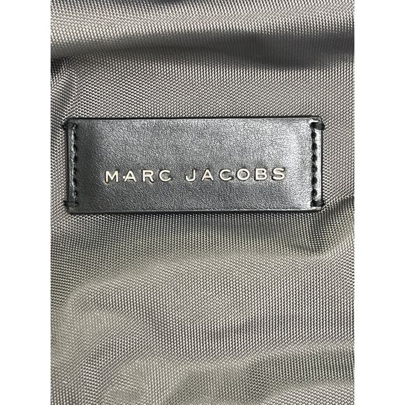 Marc Jacobs Nylon Backpack Black M0013946 Zip Front Pocket Unisex Bag - Picture 4 of 16